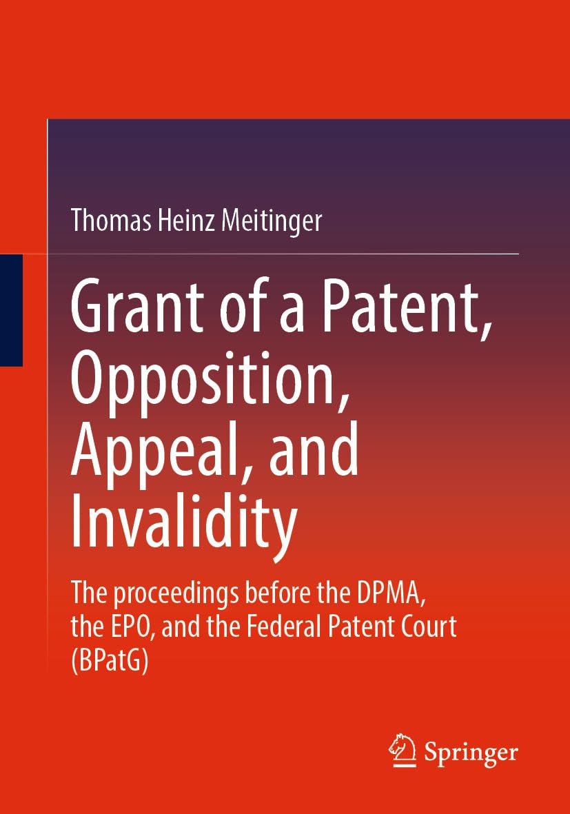 Cover: Grant of a Patent