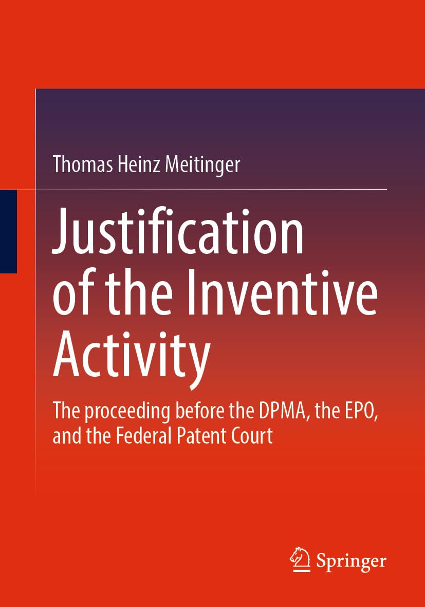 Cover: Justification of the Inventive Activity
